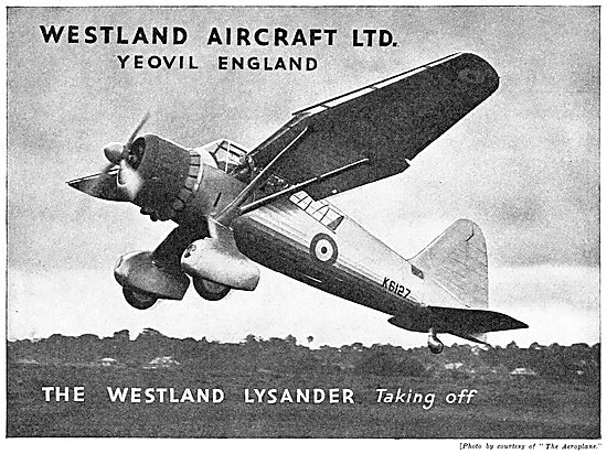 Westland Lysander K6127                                          