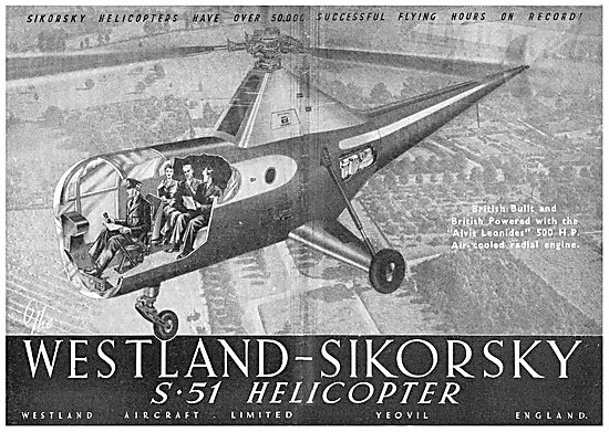 Westland-Sikorsky S51 Helicopter                                 