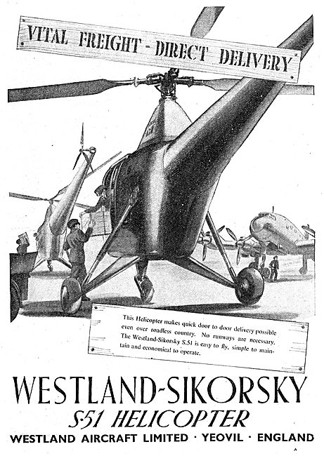 Westland-Sikorsky S51 Helicopter                                 