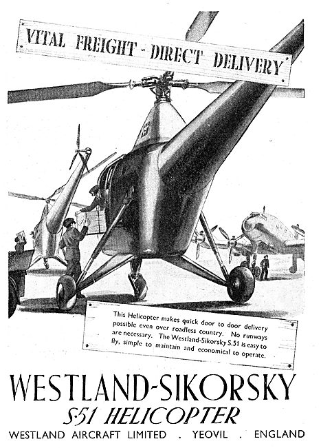 Westland Sikorsky S51 Helicopter                                 