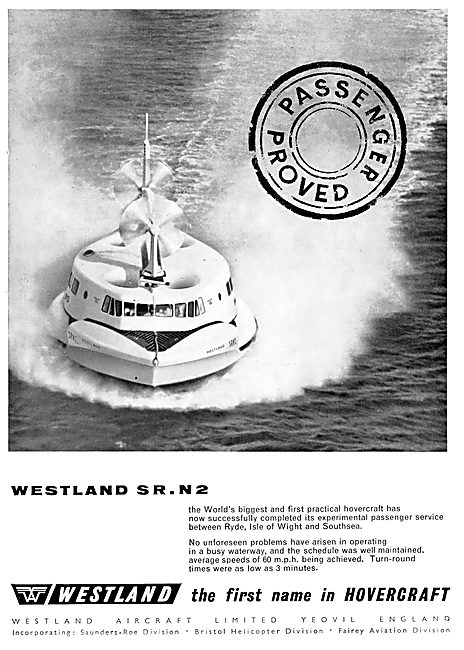Westland SR.N2 Hovercraft                                        