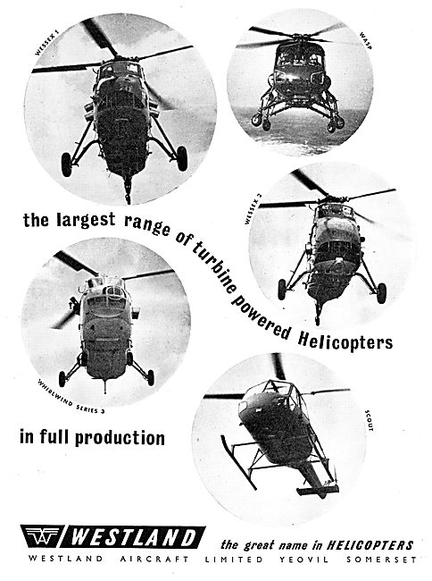 Westland Helicopters 1964                                        