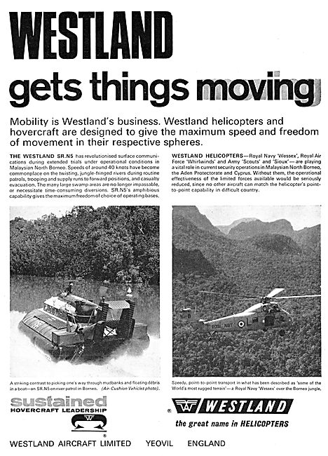 Westland Helicopters & Hovercraft 1965                           