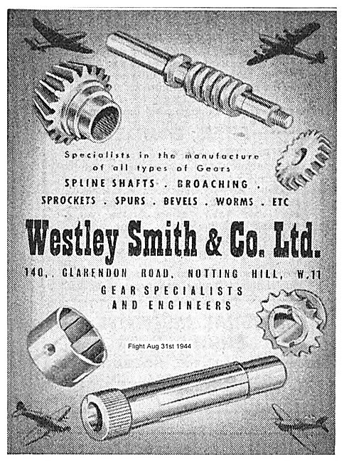 Westley Smith Gears & Spline Shafts For Aircraft                 