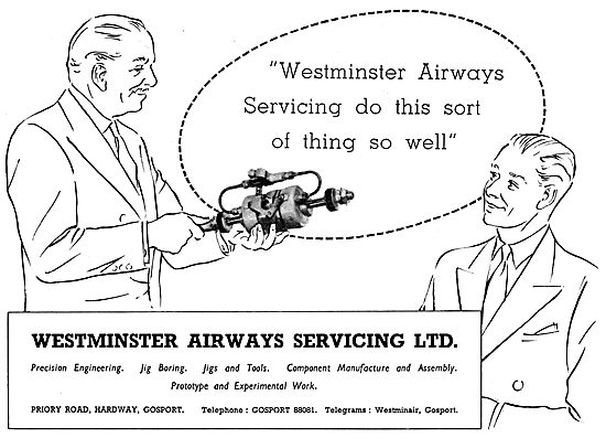 Westminster Airways Servicing : Precision Engineers, Jigs & Tools