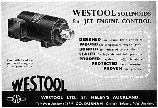 Westool Ltd : Solenoids For Jet Engine Control                   