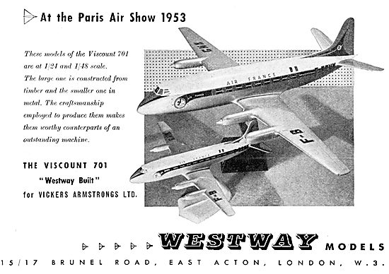 Westway Aircraft Models For Display & Development                