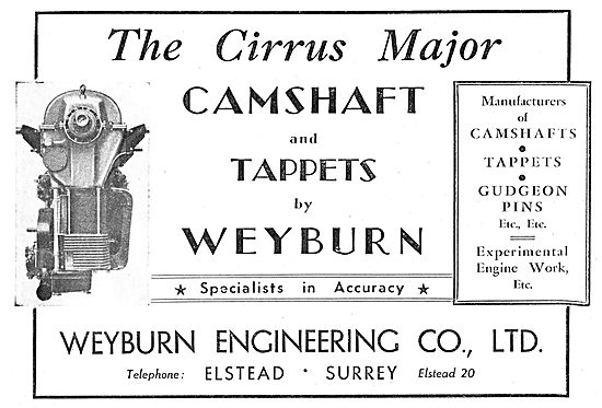 Cirrus Major - Camshafts & Tappets By Weyburn Engineering        