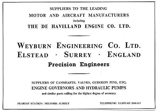 Weyburn Engineering Camshafts, Valves & Components               