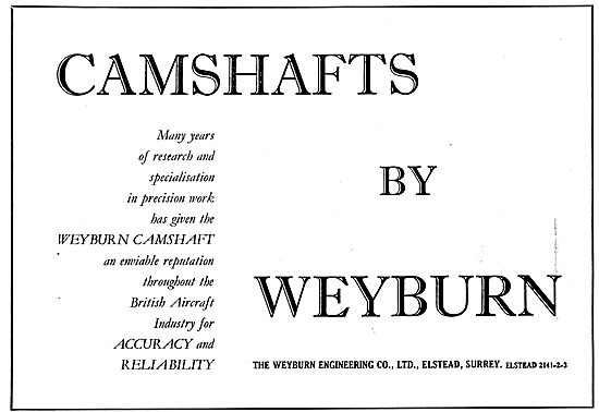 Weyburn Engineering - Camshafts & Precision Engineering          