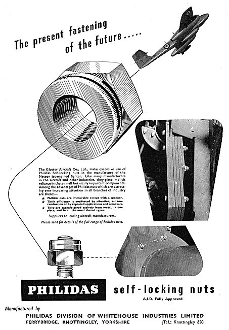 Whitehouse Industries - Philidas Self-Locking Lock-Nuts          