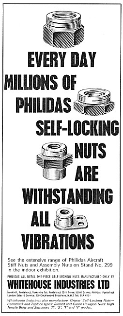 Whitehouse Industries - Philidas Self-Locking Lock-Nuts          