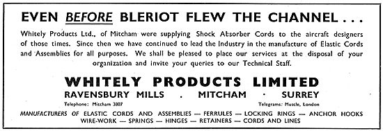 Whitely Products:  AGS, Elastic Cords & Assemblies               