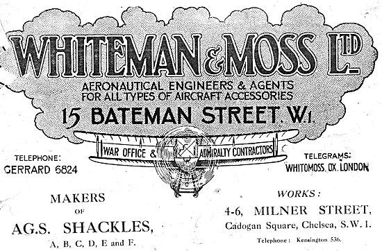 Whiteman & Moss- Aeronautical Engineers                          
