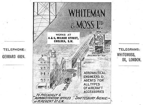 Whiteman & Moss Aeronautical Engineers & Component Manufacturers 
