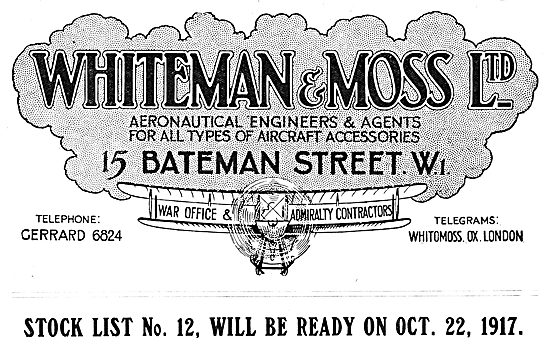 Whiteman & Moss Aeronautical Engineers                           