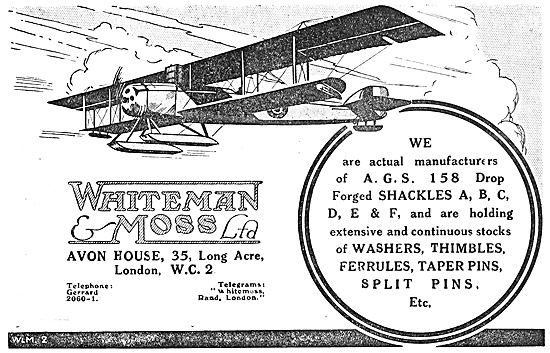 Whiteman & Moss AGS Parts & Accessories                          