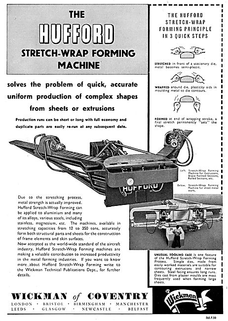 Wickman Of Coventry Hufford Stretch-Wrap Machinery               