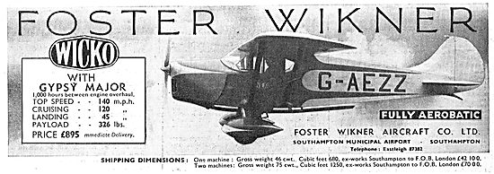 Foster Wickner Wicko - G-AEZZ                                    