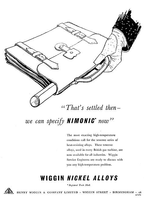 Wiggin NIMONIC Nickel Alloys                                     