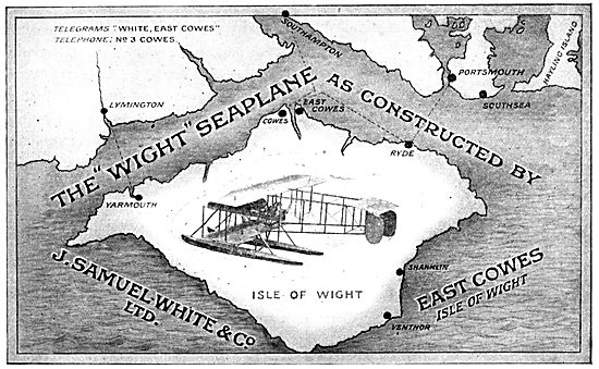 J.Samuel White. Wight Seaplane 1914                              