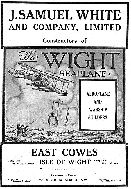 Wight -  Manufacturers Of Aeroplanes & warships                  