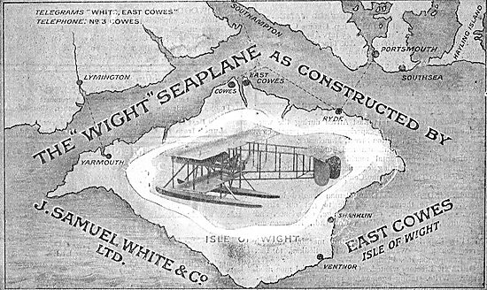 The Wight Seaplane Constructed By J.Samuel White & Co            