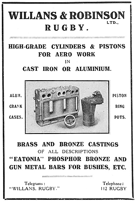 Willans & Robinson -  Aero Engine Component Manufacturer         