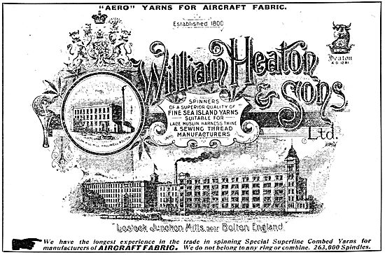 William Heaton & Sons - Fabrics, Yarns & Threads                 