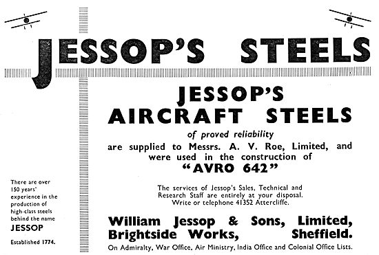 William Jessop High Temperature Steels                           