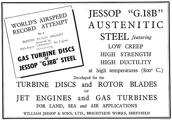 William Jessop G18B Austenitic Steel                             