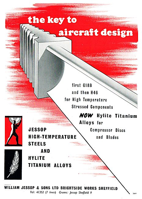 William Jessop High Temperature Steels & Hylite Titainium  Alloys