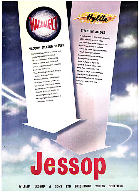 William Jessop Vacuum Melted Steels                              