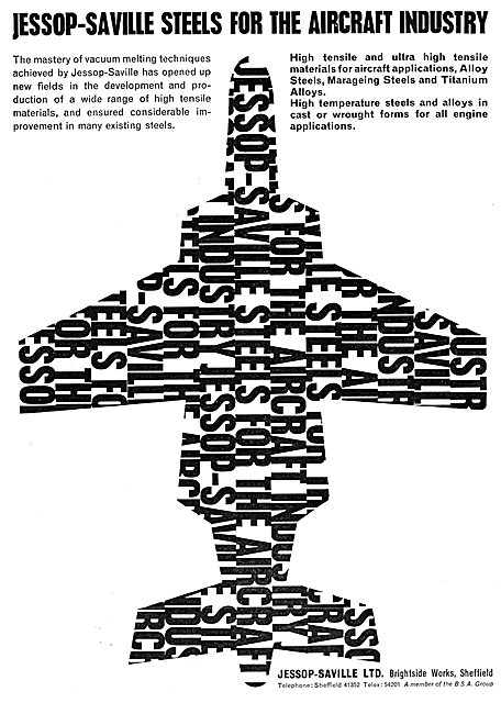 Jessop-Saville Vacuum Melted Steels                              