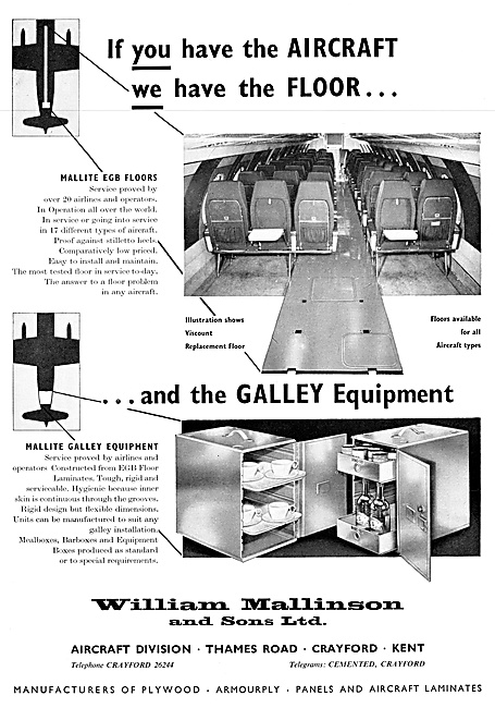 William Mallinson Mallite EGB Floors & Galley Equipment          