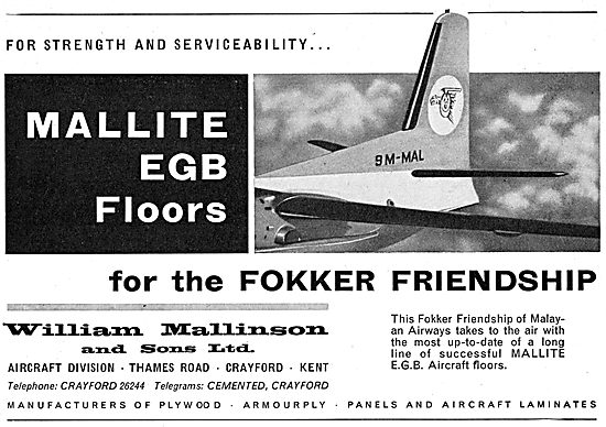 William Mallinson Mallite EGB Aircraft Floors                    