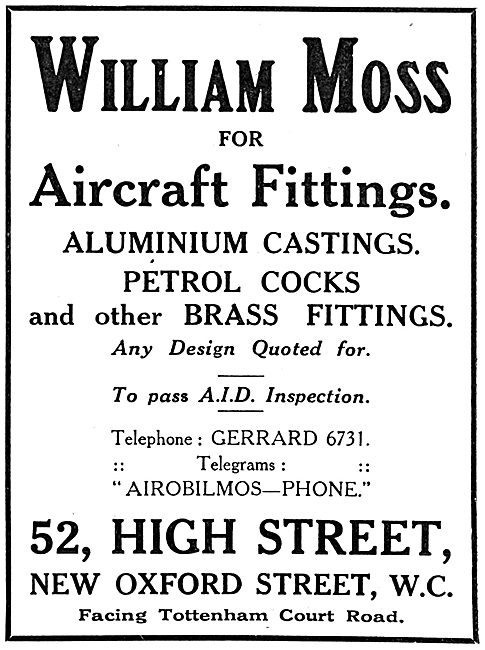 William Moss - Aircraft Fittings                                 