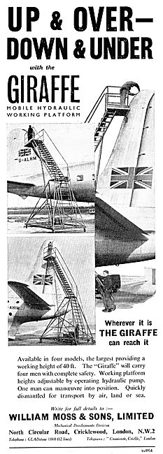 William Moss Giraffe Aircraft Servicing Platform                 