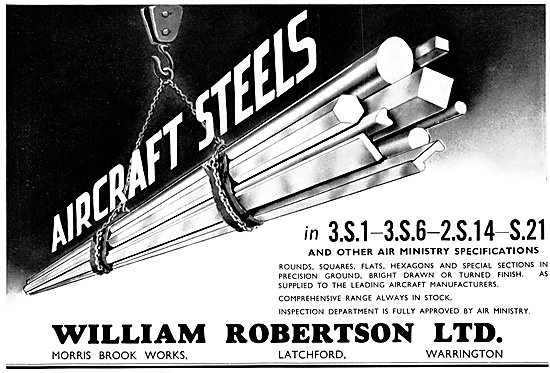 William Robertson Aircraft Steels                                