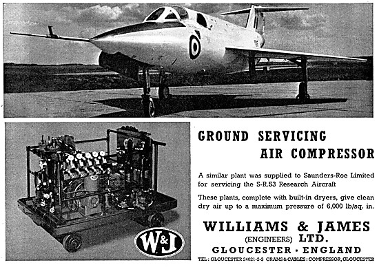 Williams & James Ground Servicing Air Compressor                 