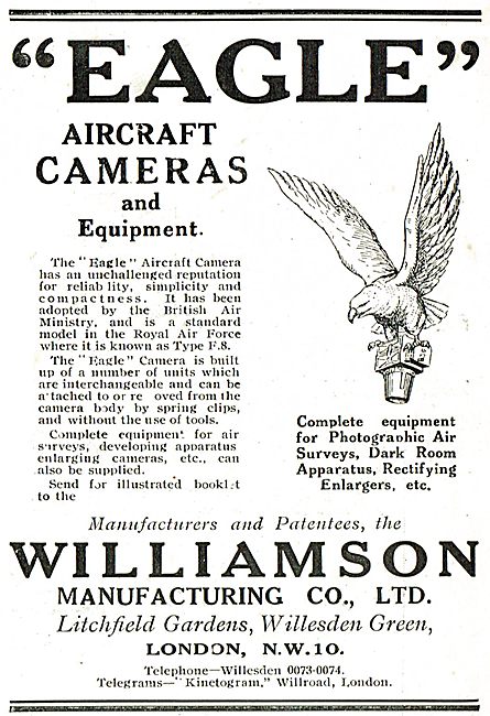 Williamson Eagle Aircraft Cameras & Equipment                    