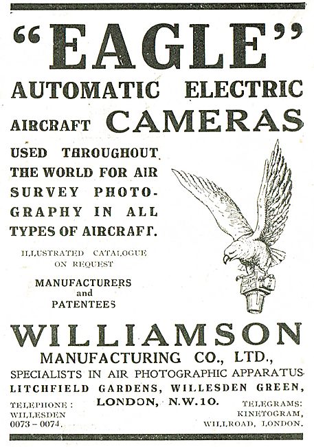 Williamson Eagle Electric Aircraft Cameras For Air Survey Work   