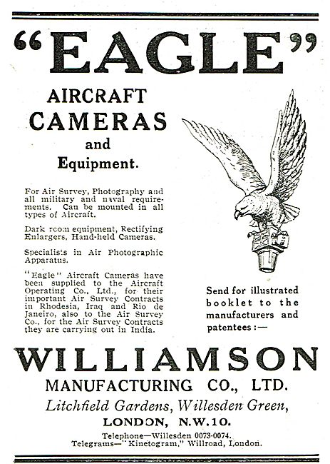 Williamson Eagle Aircraft Cameras For Military Use               