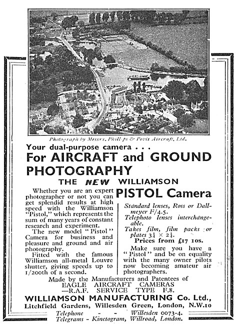 Williamson Pistol Air & Ground Cameras                           