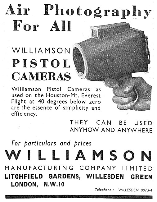 Williamson Pistol Cameras Everest Expedition                     
