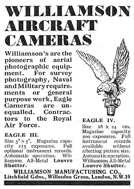 Williamson Eagle Aircraft Cameras                                