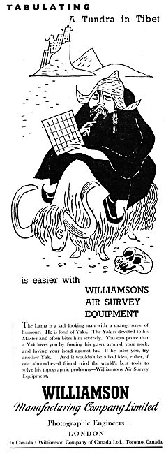 Williamson Aircraft Cameras & Air Survey Equipment               