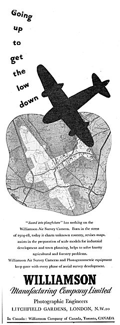 Williamson Aircraft Cameras & Air Survey Equipment               