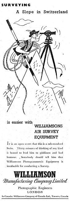 Williamson Aircraft Cameras & Air Survey Equipment               