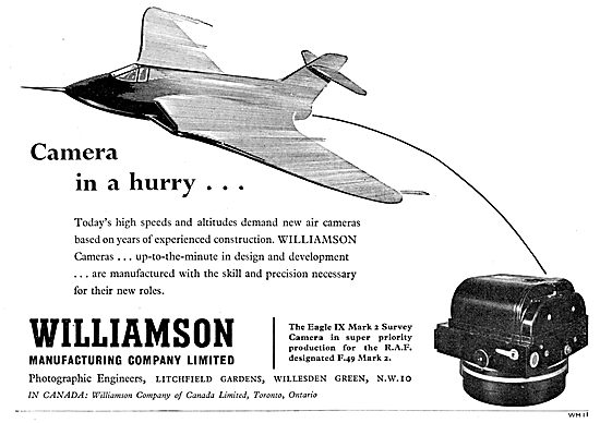 Williamson Aircraft Cameras, Gun Cameras & Accessories           